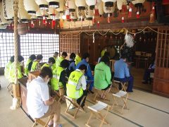 交通安全祈願祭 2022年9月21日 伯方町三島神社