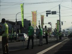 人の輪作戦 2022年9月30日 西部支所前交差点