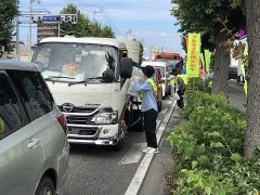 人の輪作戦 2022年9月21日 松山南警察署前