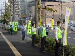 人の輪作戦 2022年9月28日 愛媛トヨタ自動車前