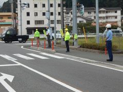 街頭指導 2022年9月22日 下瀬橋交差点