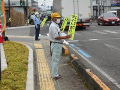 人の輪作戦 2022年9月27日 西予市役所前